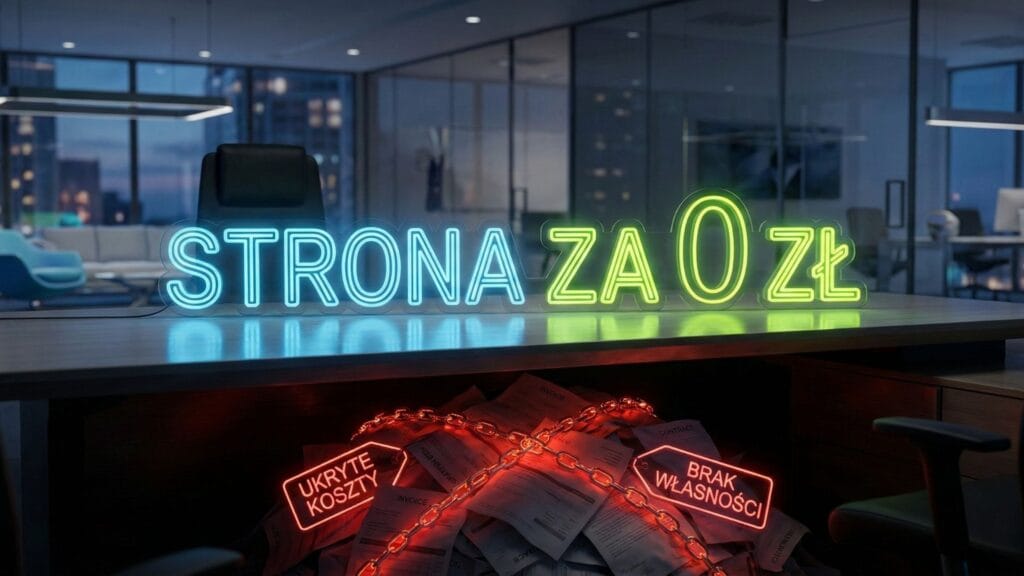 Pułapki stron za 0 zł to ukryte koszty i brak własności